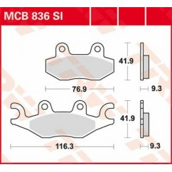 BRAKE PAD SINTER OFFROAD