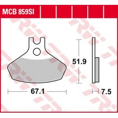 BRAKE PAD SINTER OFFROAD