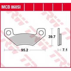 BRAKE PAD SINTER OFFROAD