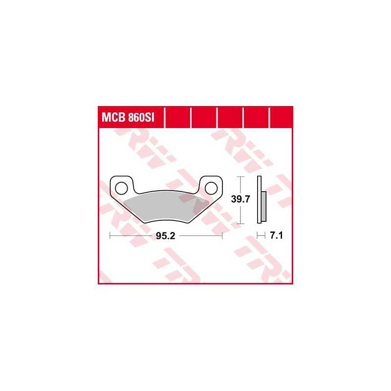 BRAKE PAD SINTER OFFROAD