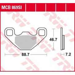 BRAKE PAD SINTER OFFROAD