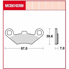 BRAKE PAD SINTER SCOOTER