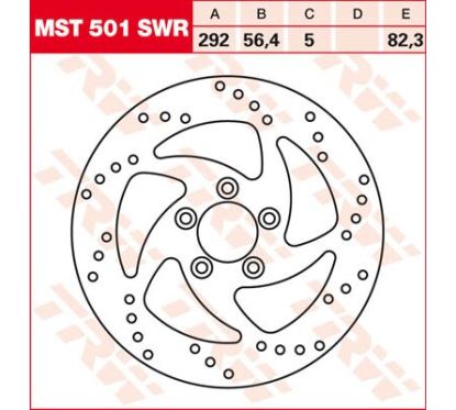 Disque de frein fixe rond Swing Design