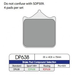 BRAKE PAD SINTERED