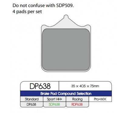 BRAKE PAD SINTERED