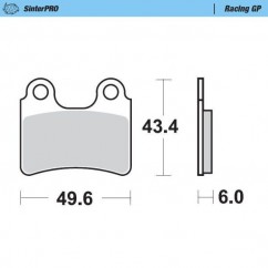 BRAKE PAD RACING GP