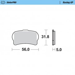 BRAKE PAD RACING GP