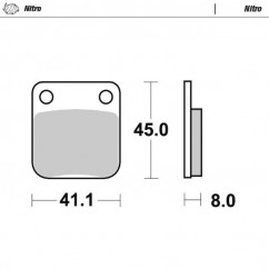 BRAKE PAD NITRO