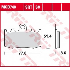 BRAKE PADS SINTER TRACK