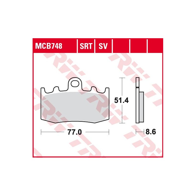 BRAKE PADS SINTER TRACK