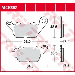 BRAKE PADS ORGANIC