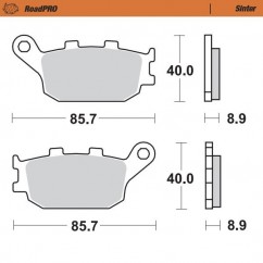 BRAKE PAD SINTER REAR