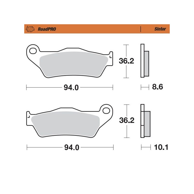 BRAKE PAD SINTER REAR