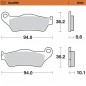 BRAKE PAD SINTER REAR