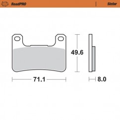 BRAKE PAD SINTER FRONT