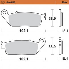 BRAKE PAD SINTER FRONT