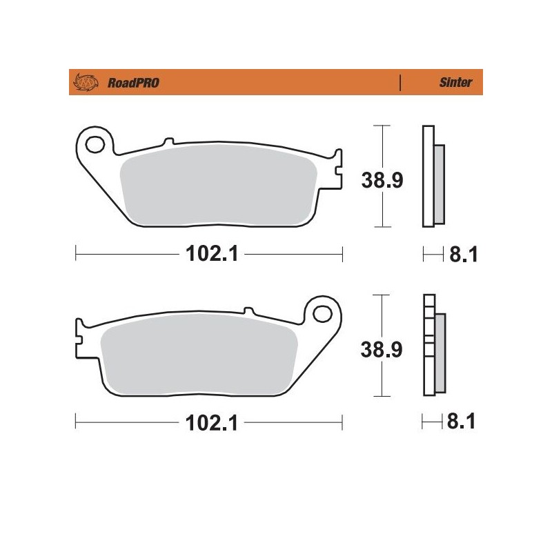 BRAKE PAD SINTER FRONT