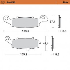 BRAKE PAD SINTER FRONT