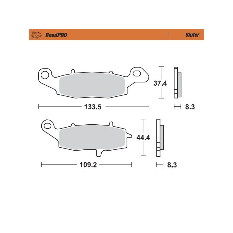 BRAKE PAD SINTER FRONT