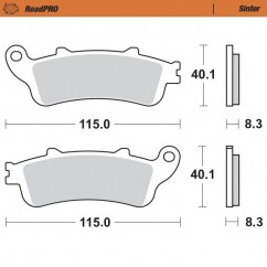 BRAKE PAD SINTER FRONT