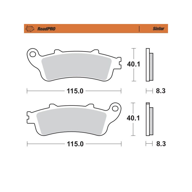 BRAKE PAD SINTER FRONT