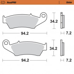 BRAKE PAD SINTER FRONT