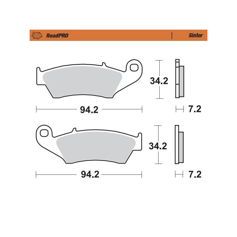 BRAKE PAD SINTER FRONT