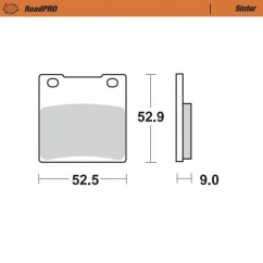 BRAKE PAD SINTER REAR