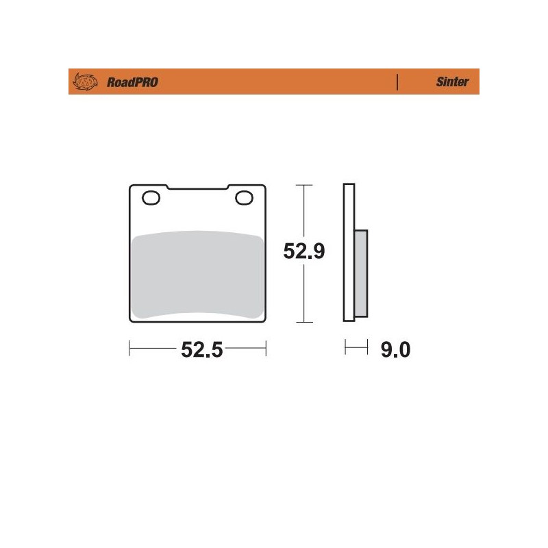 BRAKE PAD SINTER REAR