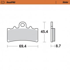 BRAKE PAD SINTER FRONT