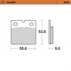 BRAKE PAD SINTER REAR