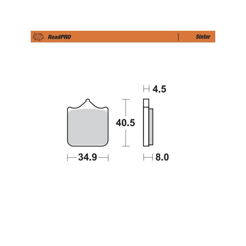 BRAKE PAD SINTER FRONT