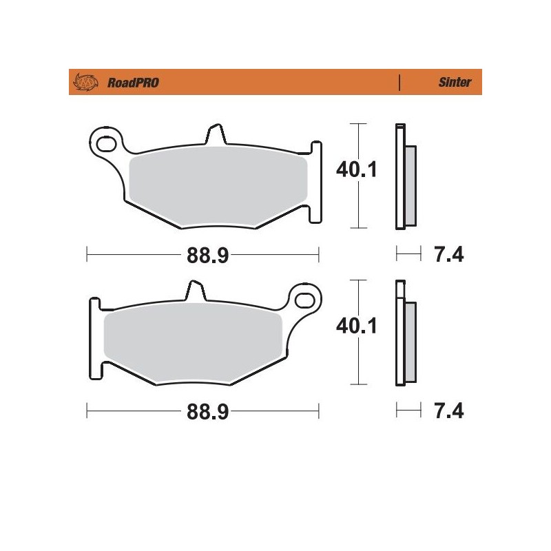 BRAKE PAD SINTER REAR