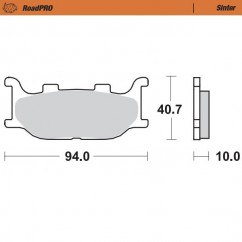 BRAKE PAD SINTER FRONT