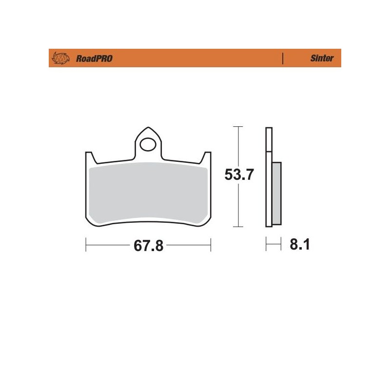 BRAKE PAD SINTER FRONT