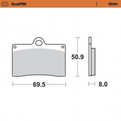 BRAKE PAD SINTER FRONT