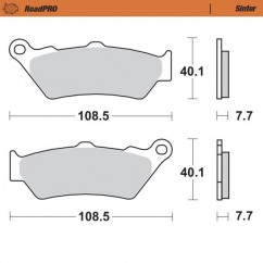 BRAKE PAD SINTER REAR