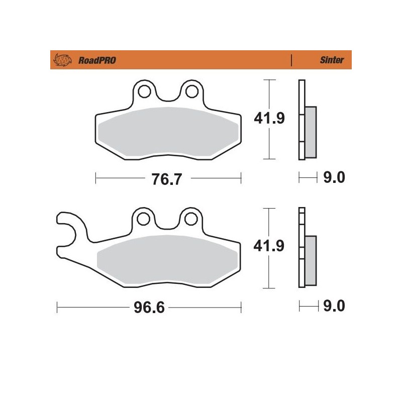 BRAKE PAD SCOOTER