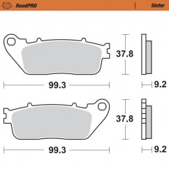 BRAKE PAD SINTER REAR