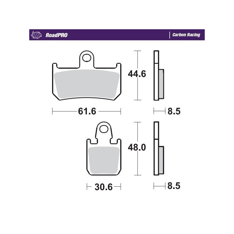 BRAKE PAD CARBON RACING