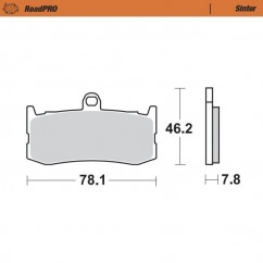 BRAKE PAD SINTER FRONT