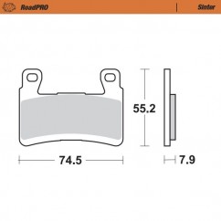 BRAKE PAD SINTER FRONT