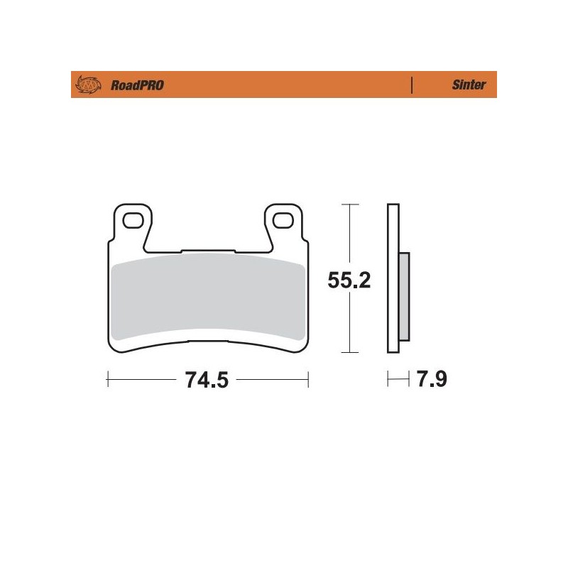 BRAKE PAD SINTER FRONT