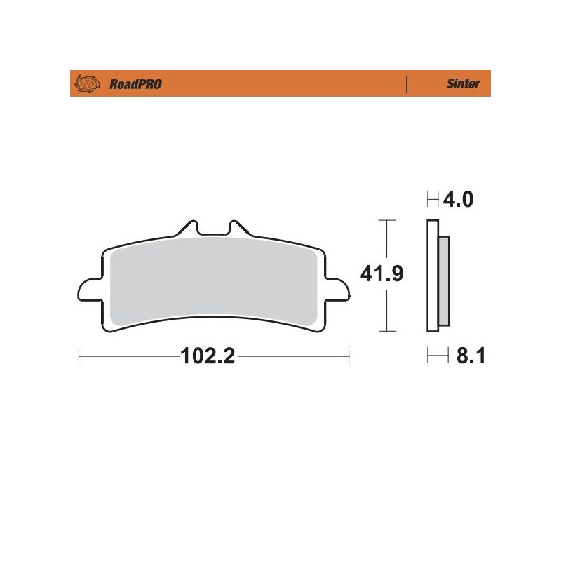 BRAKE PAD SINTER FRONT