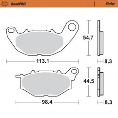 BRAKE PAD SINTER FRONT