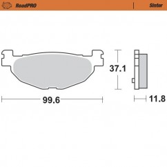 BRAKE PAD SCOOTER