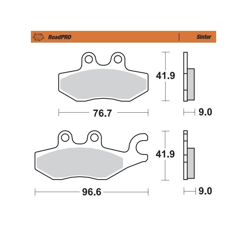 BRAKE PAD SCOOTER