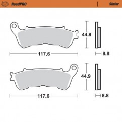 BRAKE PAD SCOOTER