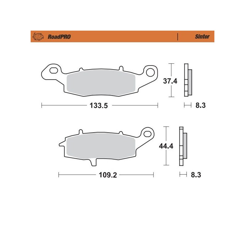 BRAKE PAD SINTER REAR