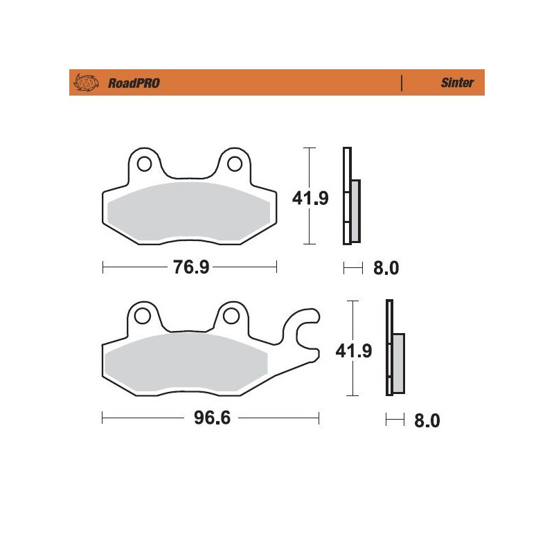 BRAKE PAD SCOOTER